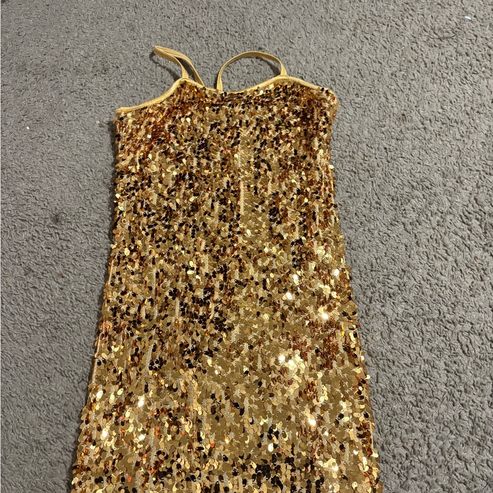 Gold Sequin Dress Revolution danceweatmr